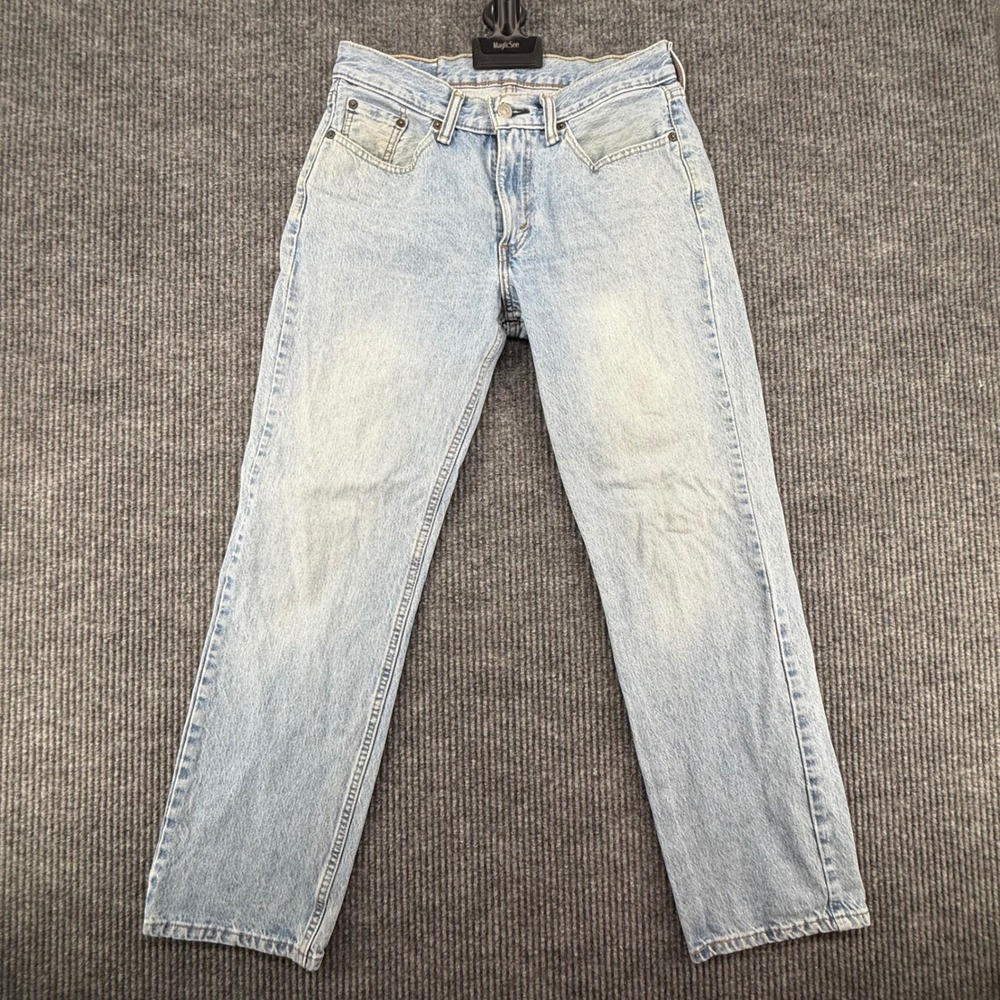 Levi's 514 Straight Leg Jeans Mens W30 L30 Blue Good Light Wash Denim